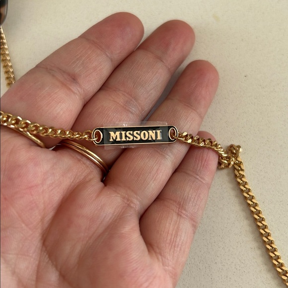 Missoni Square Sunglasses w/ Chain - Tortoise - BNIB main image 7